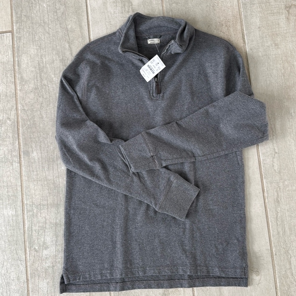 Crewcuts sueded half zip popover
